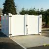 White Vinyl Lakeland Dumpster